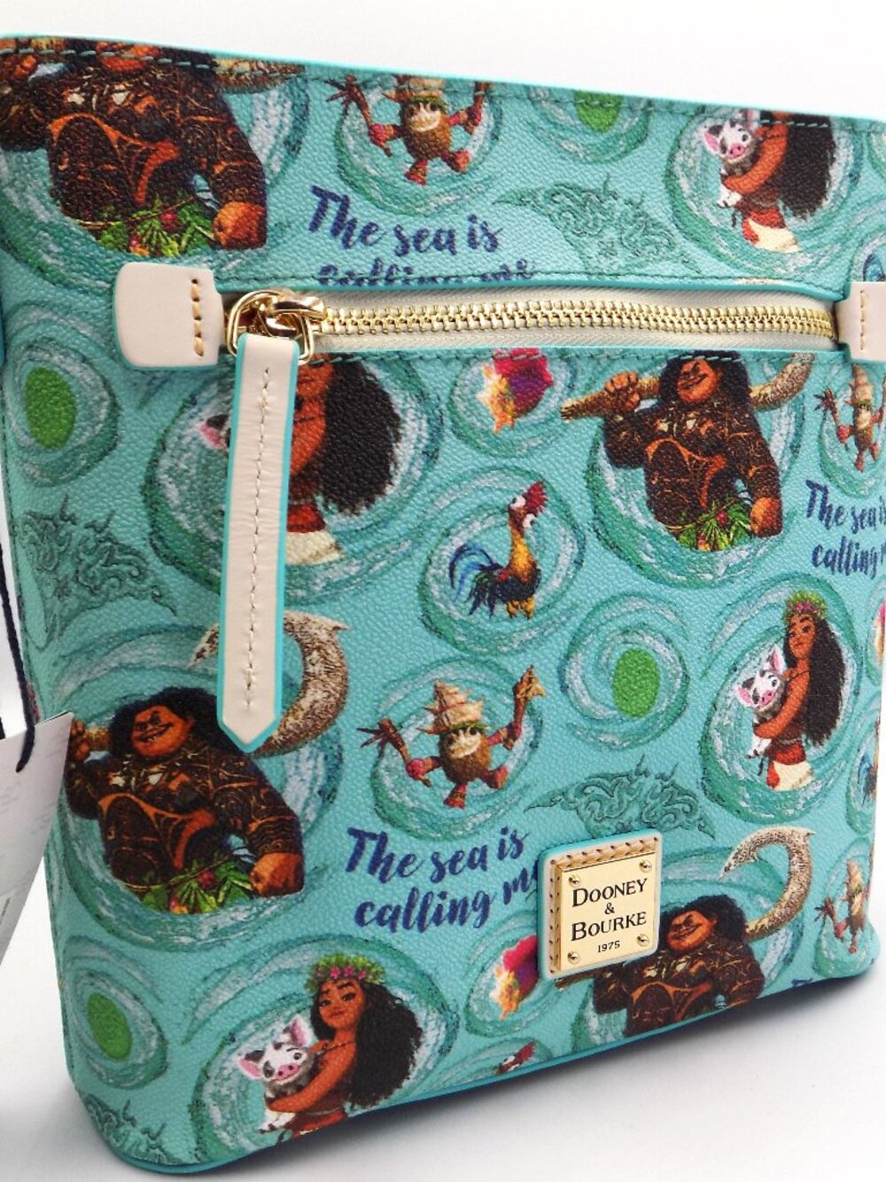 Disney Dooney & Bourke Moana 21 Zip Crossbody Bag